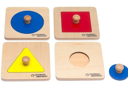 Montessori Thinks - Παζλ με Σχήματα σε Πλαίσια