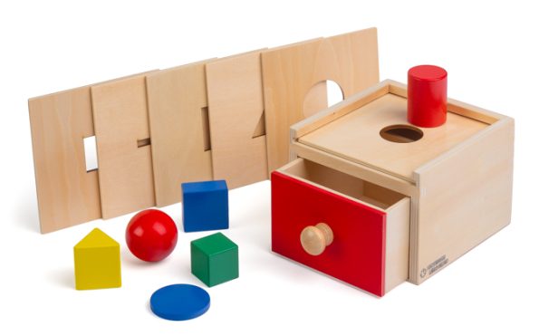 Montessori Thinks - Κουτί με Συρτάρι και διαφορετικά Γεωμετρικά Σχήματα 6 σε 1