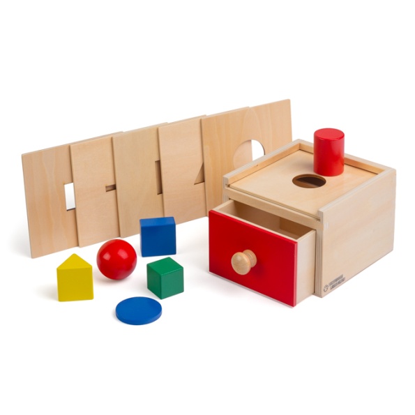 Κουτί με Συρτάρι και διαφορετικά Γεωμετρικά Σχήματα 6 ΣΕ 1
