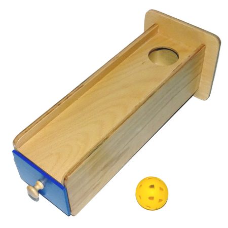 Montessori Thinks - Ξύλινο Κουτί με Μπάλα και Συρτάρι