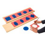 Montessori Thinks - Μεταλλικά Σχήματα-Ένθετα σε Πρακτικά Πλαίσια Εργασίας