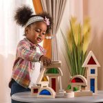 Montessori Thinks - Ξύλινα Χρωματιστά Τουβλάκια Κατασκευών Σετ 24τμχ