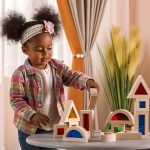 Montessori Thinks - Ξύλινα Χρωματιστά Τουβλάκια Κατασκευών Σετ 24τμχ