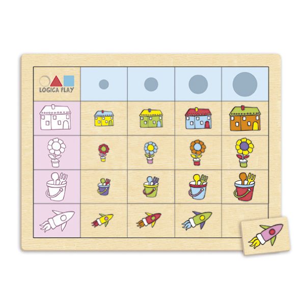 Montessori Thinks - Παιχνίδι Λογικής 4 σε 1