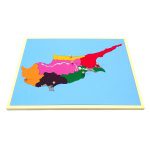Montessori Thinks - Χάρτης Παζλ - Κύπρος
