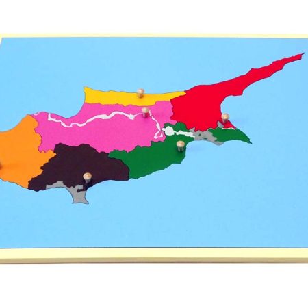 Montessori Thinks - Χάρτης Παζλ - Κύπρος