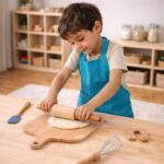 Montessori Thinks - Εργαλεία Μαγειρικής & Ποδιά - 6 Τμχ